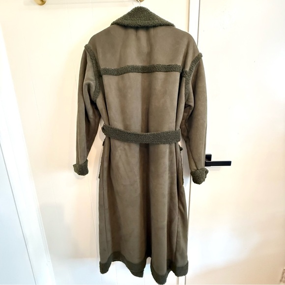 Anthropologie 4th & Reckless emel fuzzy coat L - Picture 10 of 10